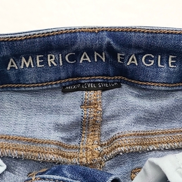American Eagle NE(X)T Level Stretch Jegging Blue Jeans Size US 0 Short - Picture 5 of 13